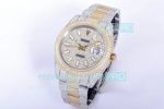 Swiss Rolex Iced Out Datejust Two Tone Replica Watch 41MM